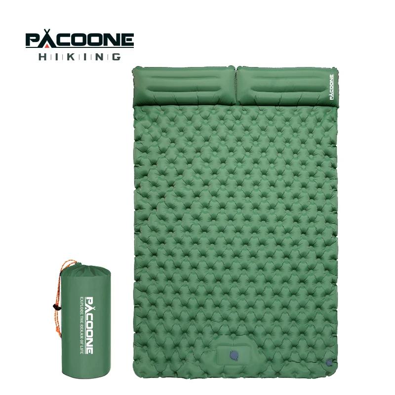 Image from c_Camping/c_Sleeping Mats/Pacoone-Double-Inflatable-Air-Mattress-with-Foot-Pump/